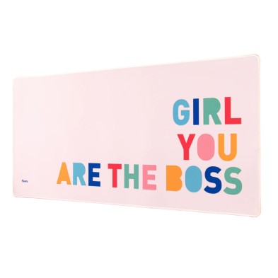 XXL-Mauspad „Mädchen, du bist der Boss“