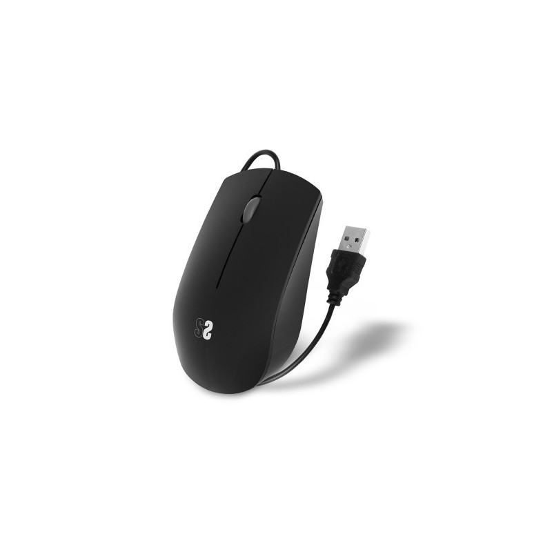 SUBBLIM USB Silent Optical Mouse / Schwarze Farbe