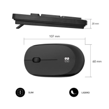 TECLADO + MOUSE QWERTY-ES sem fio SUBBLIM Novo
