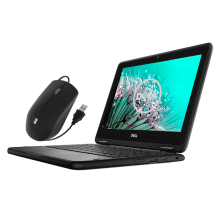 Pacote Dell ChromeBook 3100 Touch / Intel Celeron N4000 / 11" + Mouse SUBBLIM