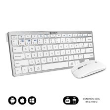 Teclado + mouse sem fio Subblim / compatível com Apple