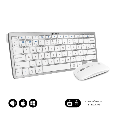 Subblim Wireless Keyboard + Mouse / Apple Compatible