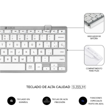 Subblim Kabellose Tastatur + Maus / Apple-kompatibel