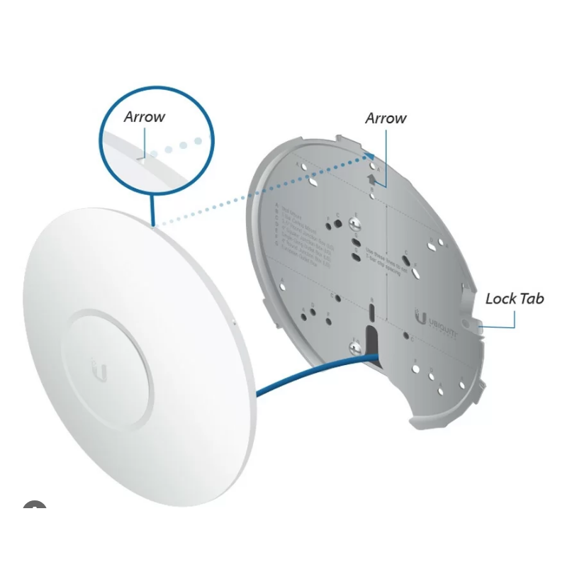 Ubiquiti Kit de montaje en pared para punto de acceso WiFi U-PRO-MP