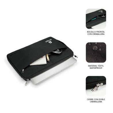 ECOPC Subblim schwarze 15-Zoll-Laptop-Hülle