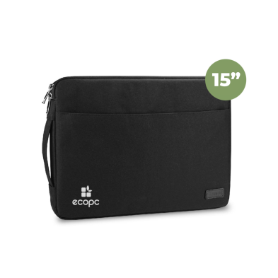 Funda Maletín portátil Subblim de ECOPC Negra 15"