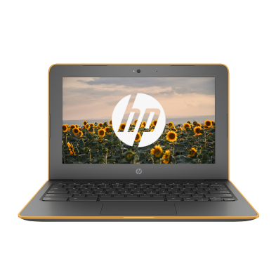 HP ChromeBook 11 G6 EE Gelb Touchscreen /  Intel Celeron N3350 / 11" HD