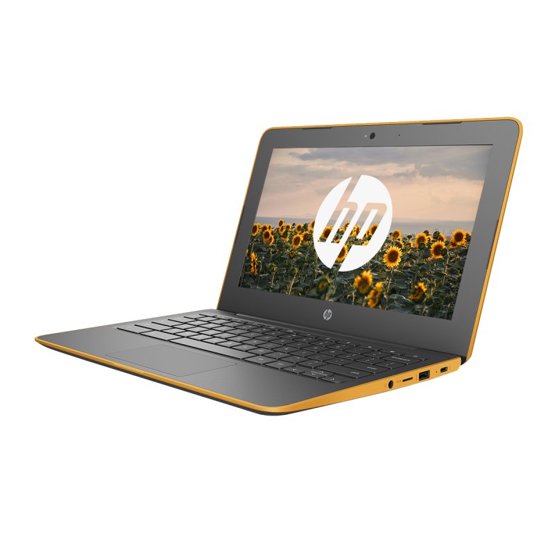 HP ChromeBook 11 G6 EE Amarillo Táctil /  Intel Celeron N3350 / 11" HD