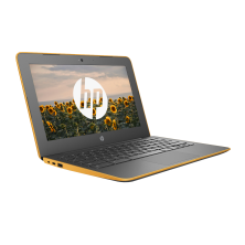 OUTLET HP ChromeBook 11 G6 EE Gelb Touchscreen /  Intel Celeron N3350 / 11" HD