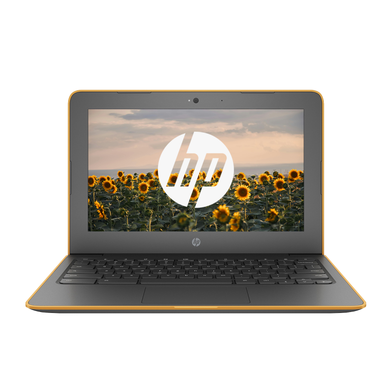 OUTLET HP ChromeBook 11 G6 EE Jaune Tactile /  Intel Celeron N3350 / 11" HD