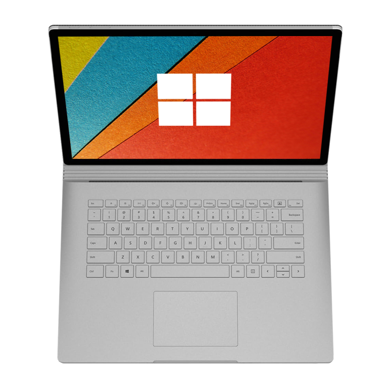 OUTLET Microsoft Surface Book 2 Touch / Intel Core i7-8650U / 13" QHD+ / Nvidia GeForce GTX 1050 / With Keyboard