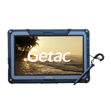 Getac Fully Rugged F110 Touchscreen / Intel Core i5-7200U / 11" HD / Ohne Tastaur / Mit Handschlaufe / Mit Bleistift