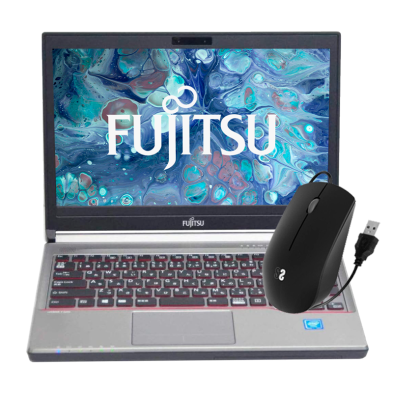 Pack Fujitsu LifeBook E736 13" i5-6300U FHD + SUBBLIM USB Silent Optical Mouse Black