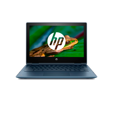 HP ChromeBook X360 11 G3 EE Blau Touchscreen / Intel Celeron N4020 / 11" HD