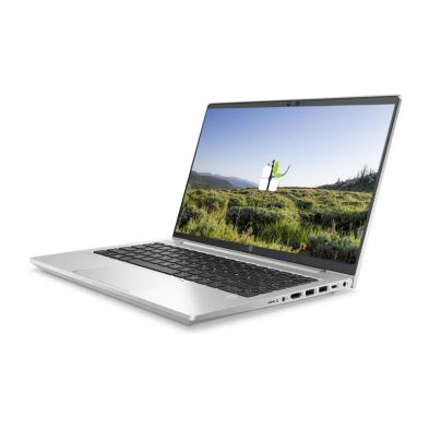 Komplettes Home-Office-Setup: pack HP ProBook 640 G8 i5 + 24" LG Monitor Weiß + Tastatur und Maus