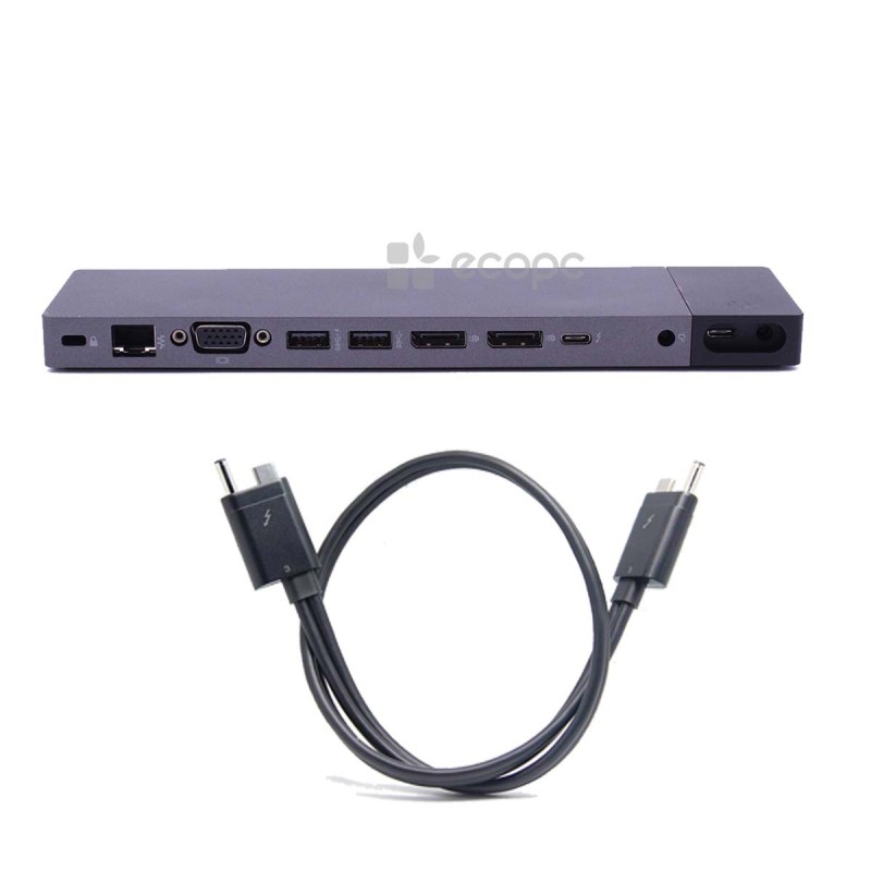 Docking Station HP HSTNN-CX01 - ZBook - Con cargador + Adaptador