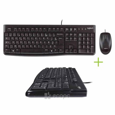 Keyboard Logitech Desktop MK120 QWERTY