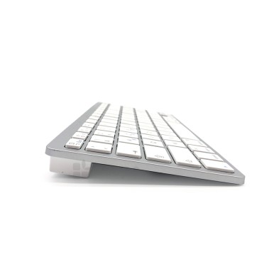 Teclado sem fio BlueStork KBMicro QWERTY com etiquetas