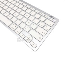 Teclado sem fio BlueStork KBMicro QWERTY com etiquetas