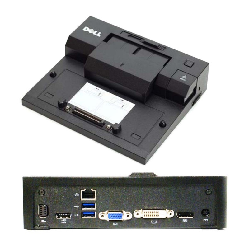 Docking Station E-Port Dell K07A (K07A002) / Sin cargador Docking Station E-Port Dell K07A (K07A002) / Sin cargador