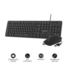Teclado + ratón SUBBLIM QWERTY-ES