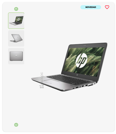 HP EliteBook 820 G4 / Intel Core I5-7200U / 12" FHD / 8GB / 256 GB SSD