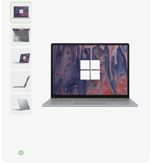 Microsoft Surface Laptop 4 Touch Silber / Intel Core i7-1185G7 / 13" QHD+