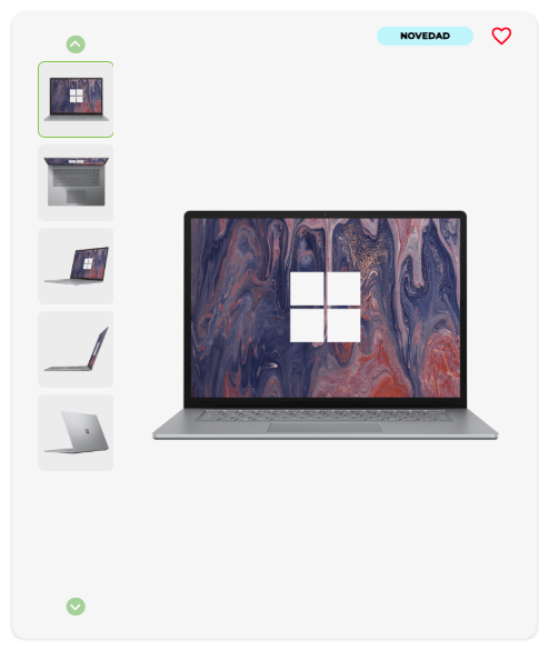 Microsoft Surface Laptop 4 Táctil Plata / Intel Core i7-1185G7 / 13" QHD+