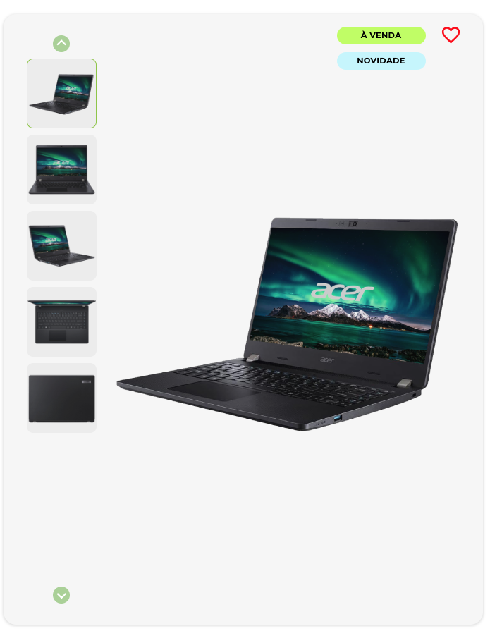 Acer TravelMate P214 52 / Intel Core i5-10210U / 14" FHD / 8GB / 256 GB SSD