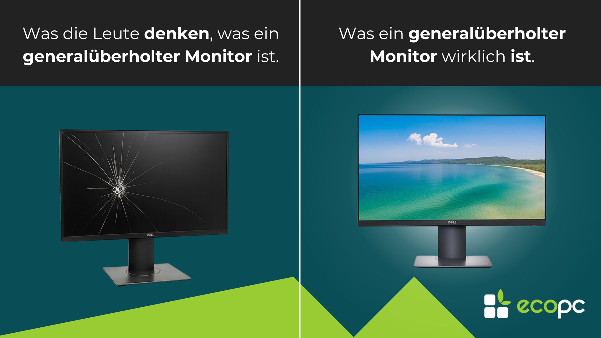 Generalüberholter: Was die Leute denken - Was ein generalüberholter Monitor wirklich ist